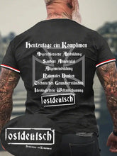Herren Ostdeutsch Heutzutage Ein Kompliment T-Shirt mit kurzen Ärmeln